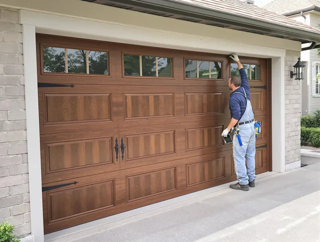 Custom garage door showcase by North Tustin Garage Door Repair in North Tustin