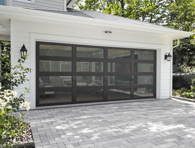 North Tustin Garage Door Repair design specialist presenting custom garage door options to North Tustin homeowner