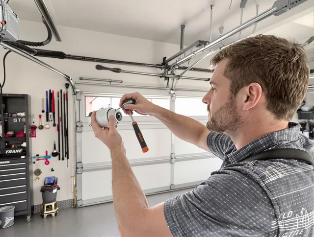 Garage door opener repair service by North Tustin Garage Door Repair in North Tustin