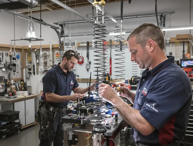 Garage door spring repair service by North Tustin Garage Door Repair in North Tustin